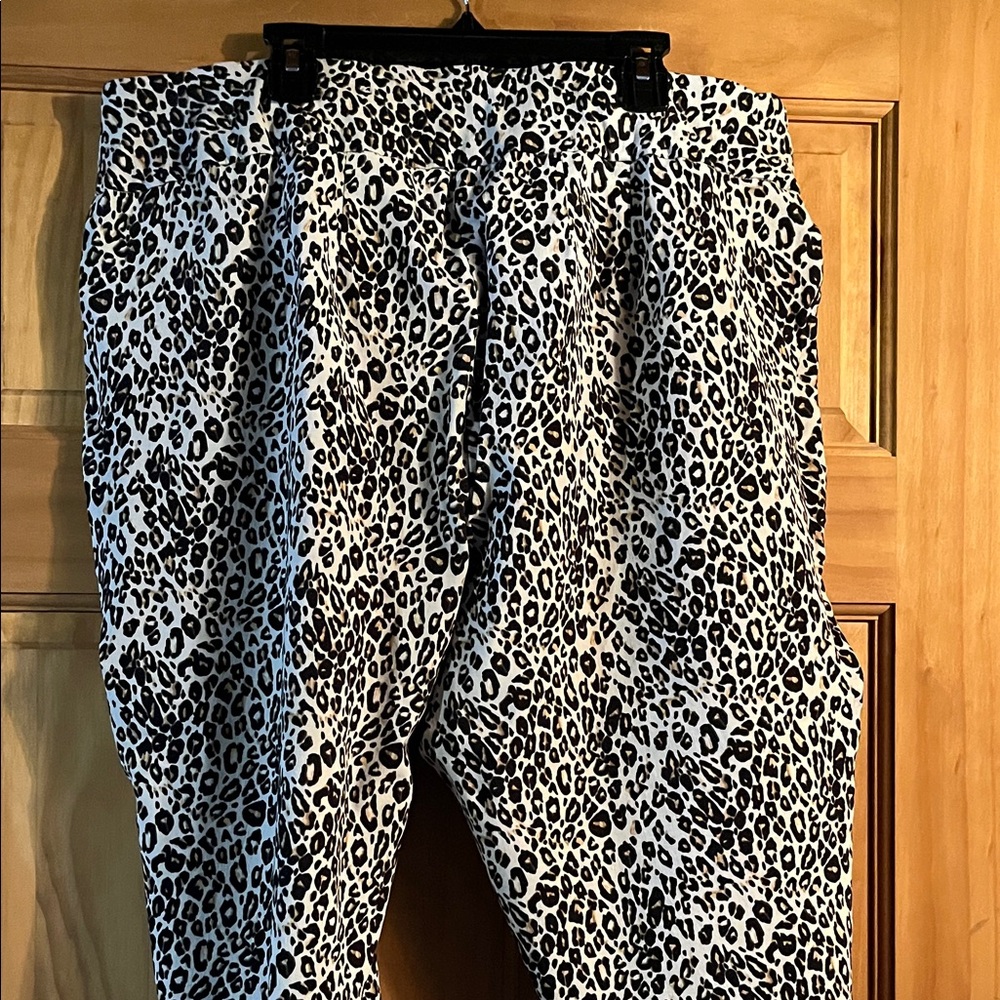 Leopard Print Women's Capris - Picture 3 of 5